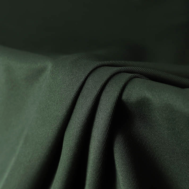 Pakaian komposit poliester penuh 75D melapisi kain rata satu sisi