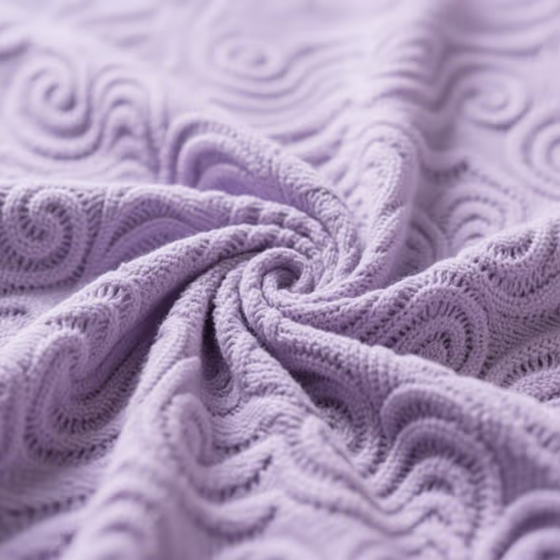 Fabrik jacquard pemindahan cembung berongga